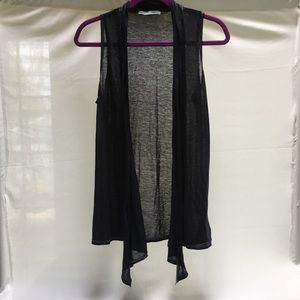 Maurices lightweight charcoal colored vest size M